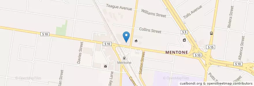 Mapa de ubicacion de The Corner Store en Australia, Victoria, City Of Kingston.