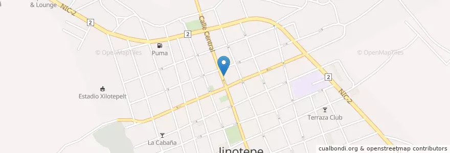 Mapa de ubicacion de Subway en Nicaragua, Carazo, Jinotepe (Municipio).
