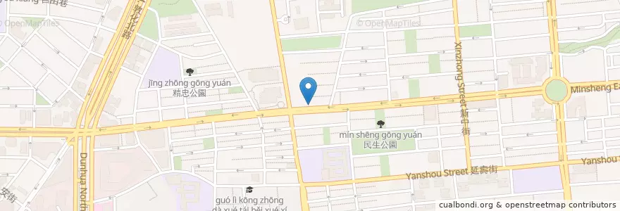 Mapa de ubicacion de Louisa en Taiwan, Nuova Taipei, Taipei, Distretto Di Songshan.