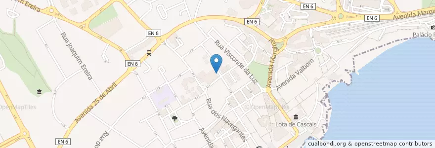 Mapa de ubicacion de CSC-00015 en Portugal, Metropolregion Lissabon, Lissabon, Großraum Lissabon, Cascais, Cascais E Estoril.