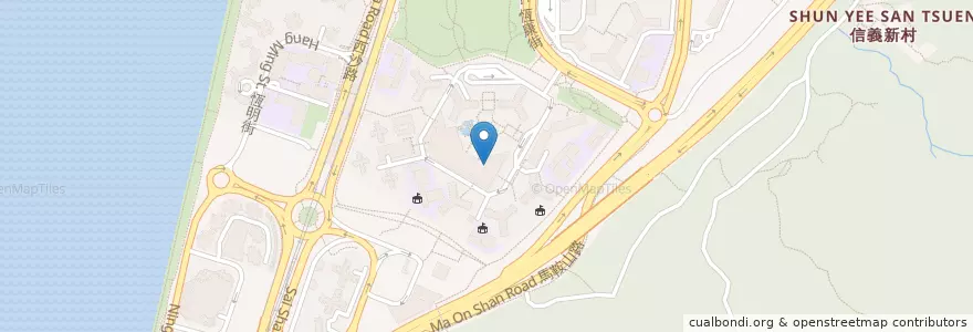 Mapa de ubicacion de 麥當奴 en 中国, 香港, 广东省, 新界, 沙田區.