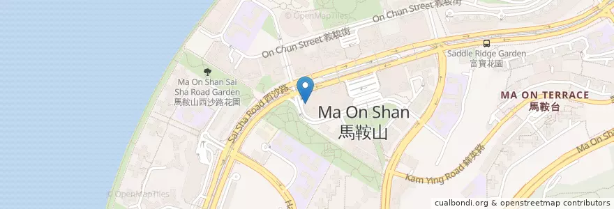 Mapa de ubicacion de 美心香港地 Maxim's Hong Kong Day en 中国, 香港 Hong Kong, 广东省, 新界 New Territories, 沙田區 Sha Tin District.