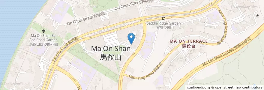 Mapa de ubicacion de Soul Sweet en China, Hong Kong, Guangdong, New Territories, Sha Tin District.