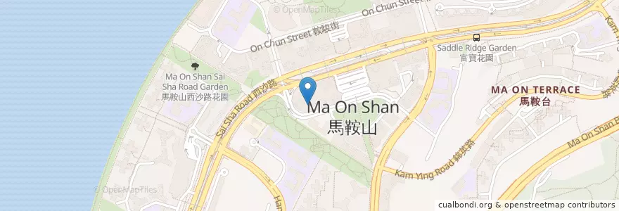 Mapa de ubicacion de 麥當勞 McDonald's en 中国, 香港 Hong Kong, 广东省, 新界 New Territories, 沙田區 Sha Tin District.