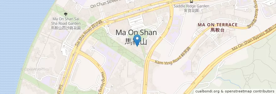 Mapa de ubicacion de 海皇漁港 King Harbour Restaurant en 中国, 香港, 広東省, 新界, 沙田區 Sha Tin District.