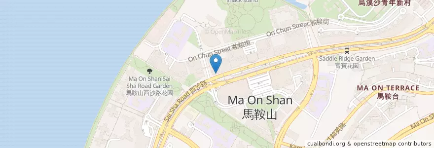 Mapa de ubicacion de 梨巴王子甜品棧 The Neighbours Dessert House en China, Hong Kong, Guangdong, Wilayah Baru, 沙田區 Sha Tin District.
