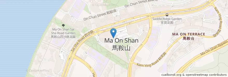 Mapa de ubicacion de 6葡 en 中国, 香港, 广东省, 新界, 沙田區.