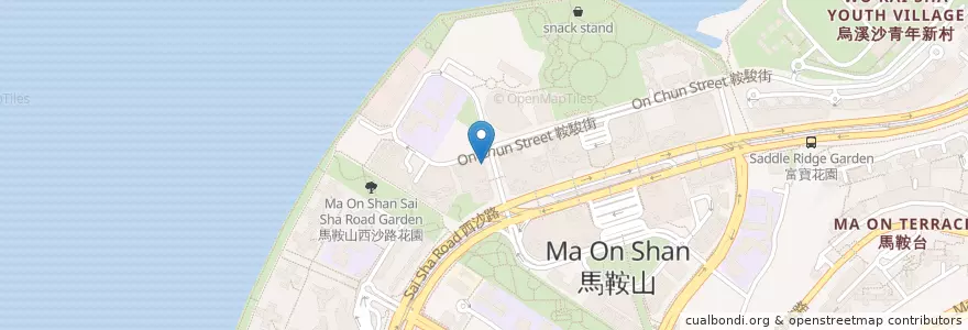 Mapa de ubicacion de 小紅帽甜品屋 en China, Hong Kong, Provincia De Cantón, Nuevos Territorios, 沙田區 Sha Tin District.