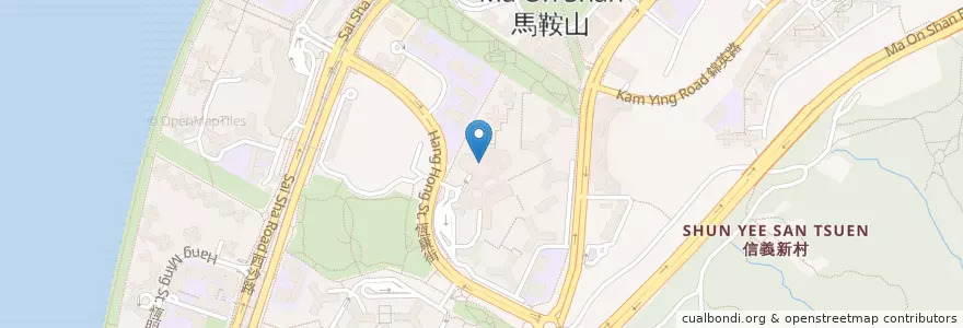 Mapa de ubicacion de 富東閣海鮮酒家 en 中国, 香港, 广东省, 新界, 沙田區.