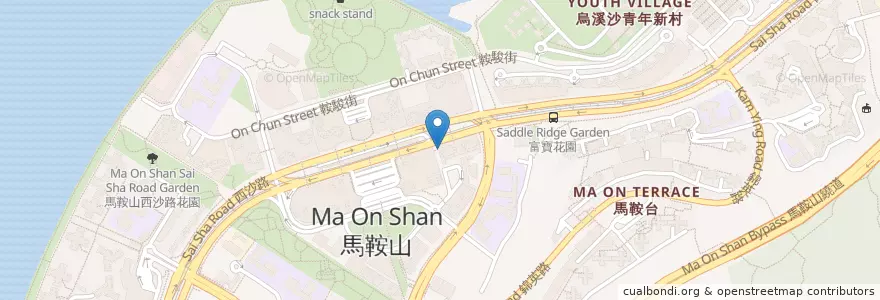 Mapa de ubicacion de 雲南味味小食 en 중국, 홍콩, 광둥성, 신제, 沙田區 Sha Tin District.