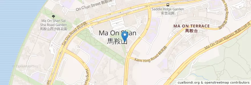 Mapa de ubicacion de 甜館 Sweet Avenue en 중국, 홍콩, 광둥성, 신제, 沙田區 Sha Tin District.