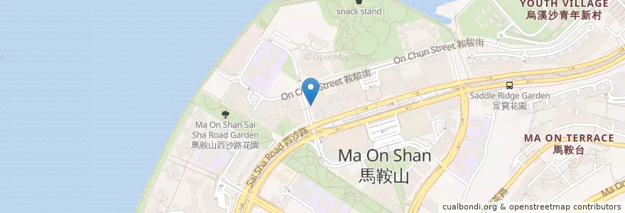Mapa de ubicacion de 溫浩天、梁綺筠牙科醫務所 Dr. James H.T. Wan & Dr. Janet Y.K.Leung Dental Clinic en China, Hong Kong, Guangdong, Wilayah Baru, 沙田區 Sha Tin District.