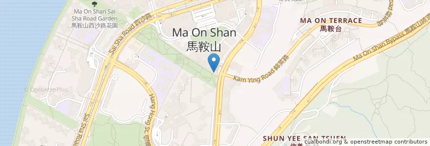 Mapa de ubicacion de 翰學教育中心 Studious Tutorial Centre en 中国, 香港, 広東省, 新界, 沙田區 Sha Tin District.