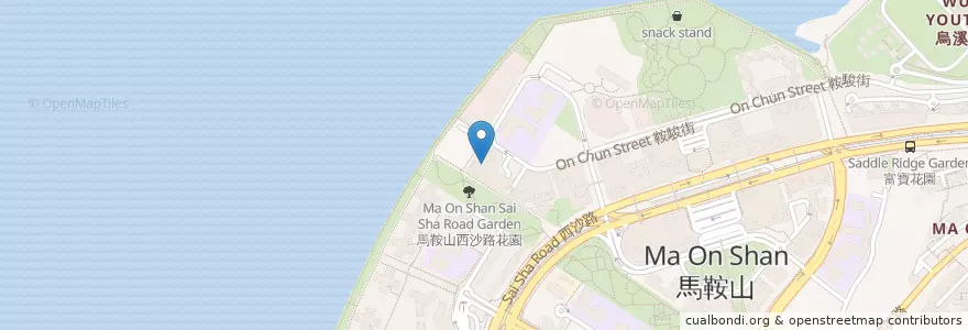 Mapa de ubicacion de 肯德基家鄉雞 Kentucky Fried Chicken en China, Hongkong, Guangdong, New Territories, 沙田區 Sha Tin District.