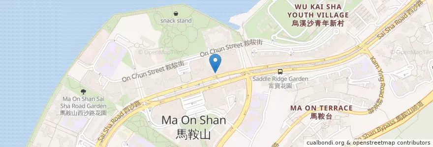 Mapa de ubicacion de Munch Now en 中国, 香港, 広東省, 新界, 沙田區 Sha Tin District.