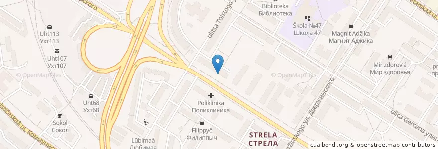 Mapa de ubicacion de Фармсклад en Rusia, Приволжский Федеральный Округ, Óblast De Penza, Городской Округ Пенза.