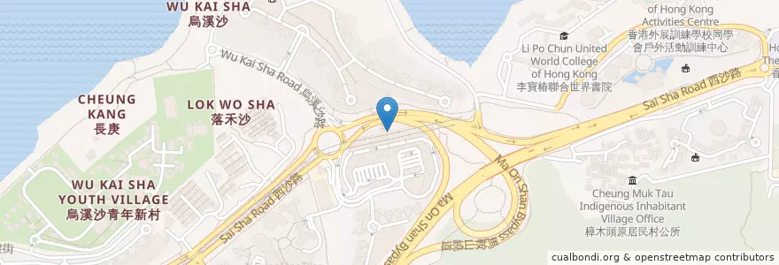 Mapa de ubicacion de 勝豐壽司 Katsutoyo Sushi en 중국, 홍콩, 광둥성, 신제, 沙田區 Sha Tin District.