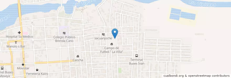 Mapa de ubicacion de Levi en Nicarágua, Departamento De Managua, Tipitapa (Municipio).