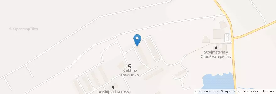 Mapa de ubicacion de Почта России en Russie, District Fédéral Central, Moscou, Одинцовский Городской Округ, Поселение Марушкинское.