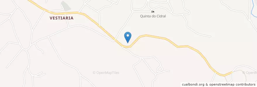 Mapa de ubicacion de Alcobaça en پرتغال, Centro, Leiria, Oeste, Alcobaça, Alcobaça E Vestiaria.