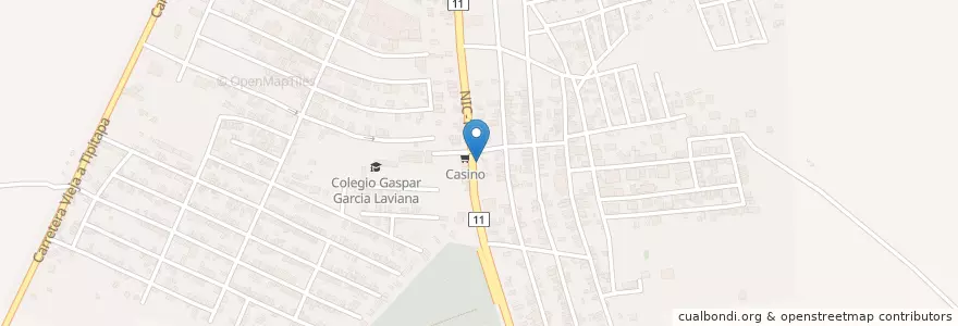 Mapa de ubicacion de La Fe en Nicaragua, Departamento De Managua, Tipitapa (Municipio).