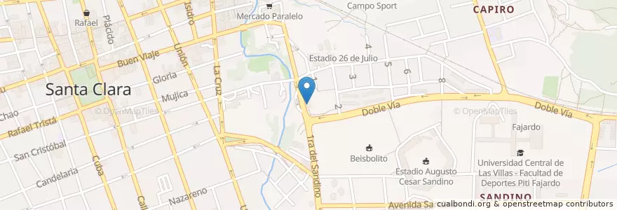 Mapa de ubicacion de Joven club;Joven Club Santa Clara 12 en Cuba, Villa Clara, Santa Clara, Ciudad De Santa Clara.