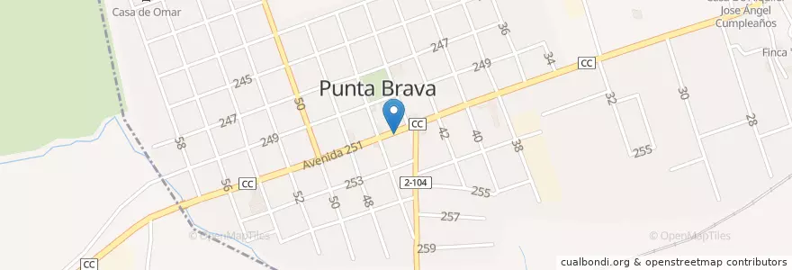 Mapa de ubicacion de Acuarelas en کوبا, La Habana, Artemisa, La Lisa, Bauta.