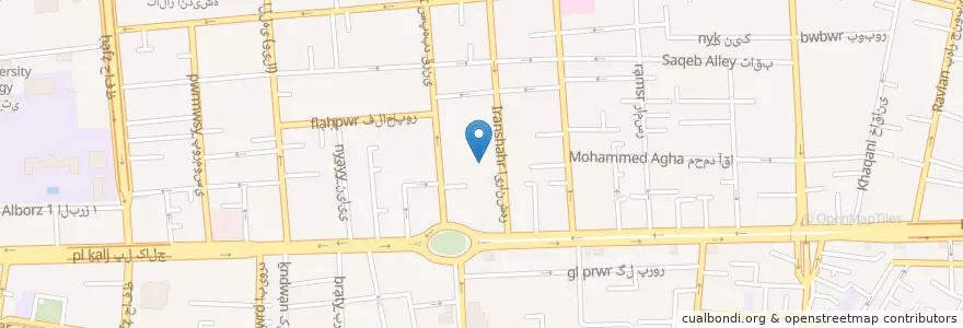 Mapa de ubicacion de مسجد جلیلی en İran, Tahran Eyaleti, شهرستان تهران, Tahran, بخش مرکزی شهرستان تهران.