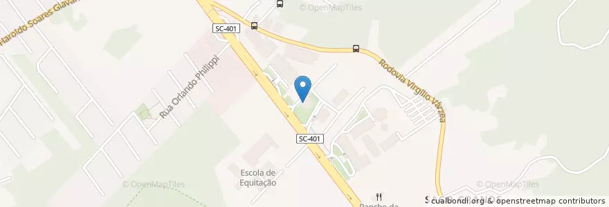 Mapa de ubicacion de Banco do Brasil en Brasil, Região Sul, Santa Catarina, Microrregião De Florianópolis, Região Geográfica Intermediária De Florianópolis, Florianópolis.