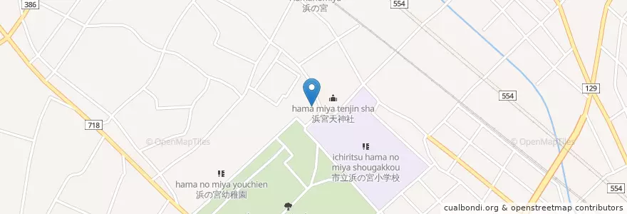 Mapa de ubicacion de 打田歯科 en ژاپن, 兵庫県, 加古川市.