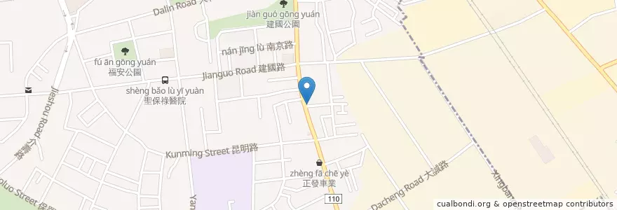 Mapa de ubicacion de 達美樂 en 臺灣, 桃園市, 桃園區.