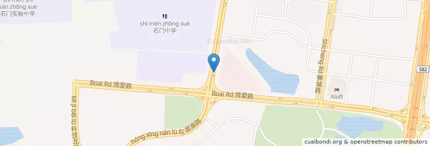 Mapa de ubicacion de Mc Donald en الصين, غوانغدونغ, 佛山市, 南海区.