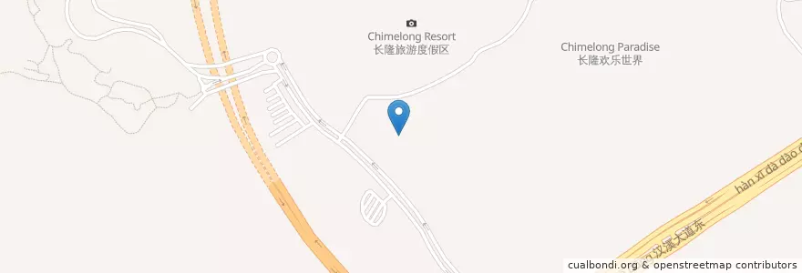 Mapa de ubicacion de 特技剧场 en الصين, غوانغدونغ, 广州市, 番禺区.