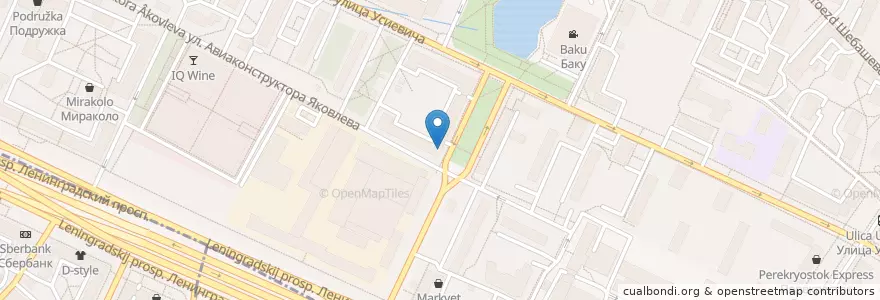 Mapa de ubicacion de Ком-Бле en 러시아, Центральный Федеральный Округ, Москва, Северный Административный Округ, Район Аэропорт.