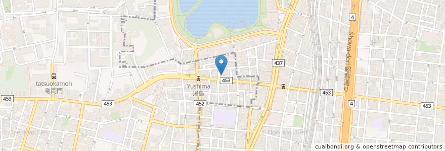 Mapa de ubicacion de Wine Bar Bargundy en 日本, 東京都, 台東区.