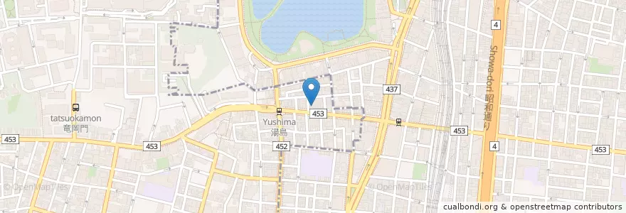 Mapa de ubicacion de Miragro en 日本, 东京都/東京都, 台東区.