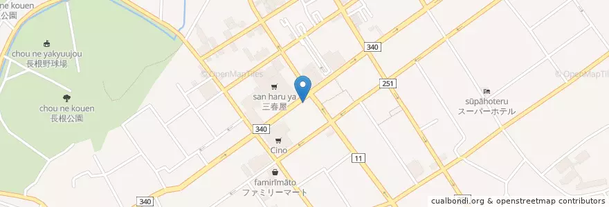 Mapa de ubicacion de 南部民芸料理 蔵 en Japan, Präfektur Aomori, 八戸市.