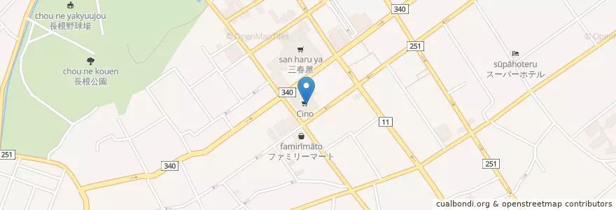 Mapa de ubicacion de フォーラム八戸 en Japonya, 青森県, 八戸市.