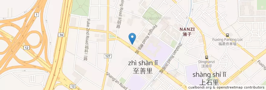 Mapa de ubicacion de 存仁堂中醫診所 en تايوان, تاي شانغ, 西屯區.