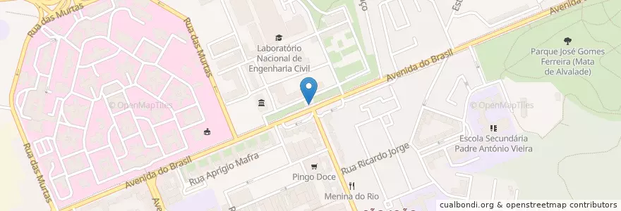 Mapa de ubicacion de Bicicletas Gira Estação 474 en ポルトガル, Área Metropolitana De Lisboa, Lisboa, Grande Lisboa, リスボン, Alvalade.