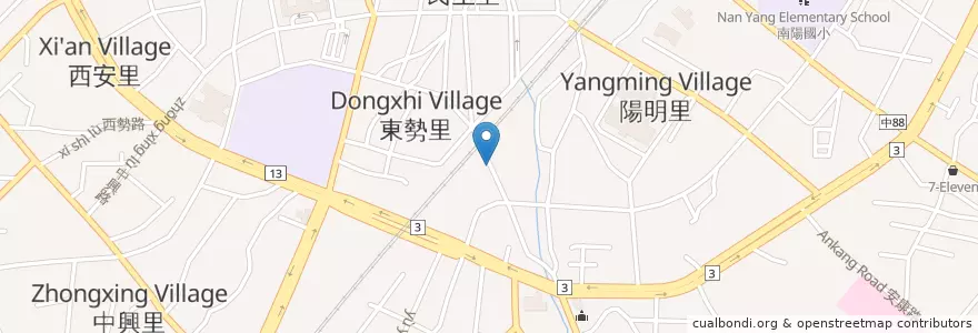 Mapa de ubicacion de 豐原鮮湯包 en 臺灣, 臺中市, 豐原區.