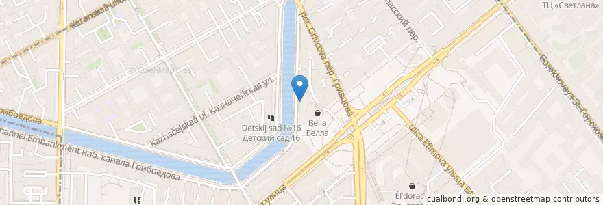 Mapa de ubicacion de Консервативный коммерческий банк en Russland, Föderationskreis Nordwest, Oblast Leningrad, Sankt Petersburg, Адмиралтейский Район, Сенной Округ.