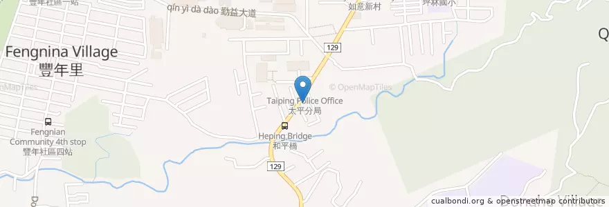 Mapa de ubicacion de 康祐診所 en Taiwán, Taichung, 太平區.