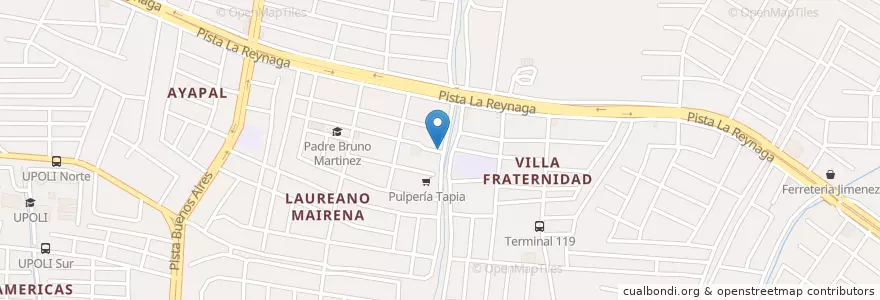 Mapa de ubicacion de Jesus mi luz en 니카라과, Departamento De Managua, Managua (Municipio).