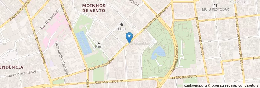 Mapa de ubicacion de LooPoint Spirito Santo en 브라질, 남부지방, 히우그란지두술, Região Metropolitana De Porto Alegre, Região Geográfica Intermediária De Porto Alegre, Região Geográfica Imediata De Porto Alegre, 포르투알레그리.