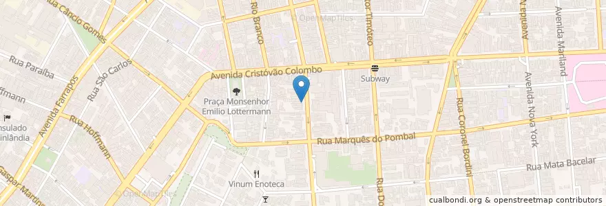 Mapa de ubicacion de LooPoint Belladona en Brasile, Regione Sud, Rio Grande Do Sul, Regione Metropolitana Di Porto Alegre, Região Geográfica Intermediária De Porto Alegre, Região Geográfica Imediata De Porto Alegre, Porto Alegre.