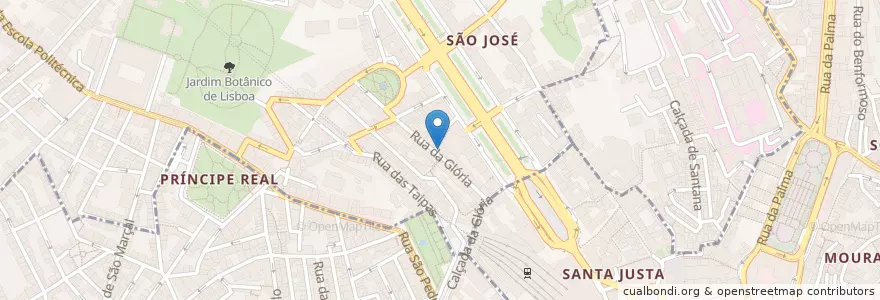 Mapa de ubicacion de Restaurante Lusitânia Tony en Portugal, Área Metropolitana De Lisboa, Lisboa, Grande Lisboa, Lisboa, Santo António.