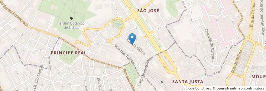 Mapa de ubicacion de Tamarind en ポルトガル, Área Metropolitana De Lisboa, Lisboa, Grande Lisboa, リスボン, Santo António.