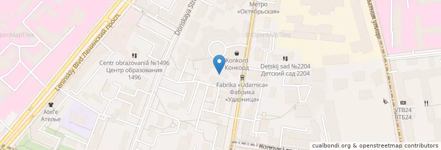 Mapa de ubicacion de Хачапури en Россия, Центральный Федеральный Округ, Москва, Центральный Административный Округ, Район Якиманка.