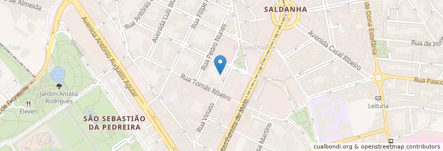 Mapa de ubicacion de sbsr.fm en پرتغال, Área Metropolitana De Lisboa, Lisboa, Grande Lisboa, لیسبون, Avenidas Novas.